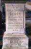 Grave of Natalia Beber (died in 1903) and Rudolf Beber (d. in 1927)